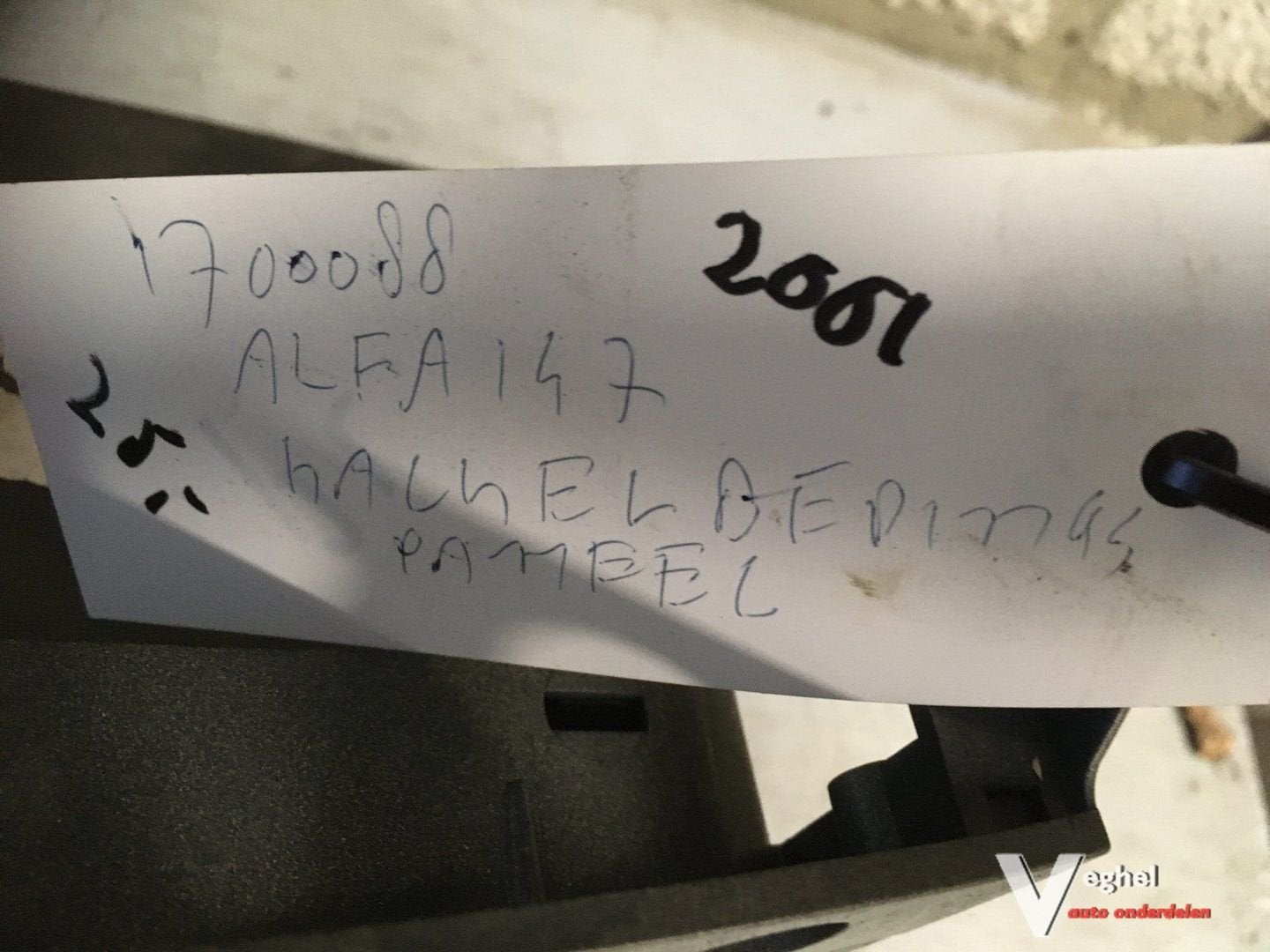 Alfa 147 bwjr 2001 Kachelbedieningspaneel met clima, Gebruikt, -, -, Ophalen of Verzenden