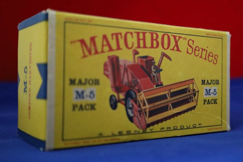 Matchbox Major Pack M-5 Combine Harvester, Ophalen of Verzenden, Zo goed als nieuw, Tractor of Landbouw