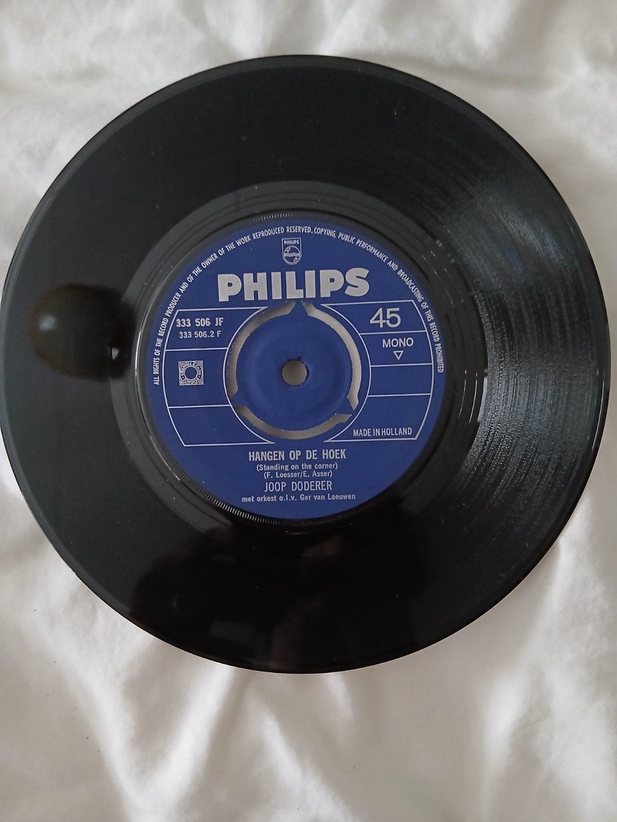 Joop Doderer - Hangen op de Hoek / Onze Kat (Single), Gebruikt, 7 inch, Single, Ophalen of Verzenden