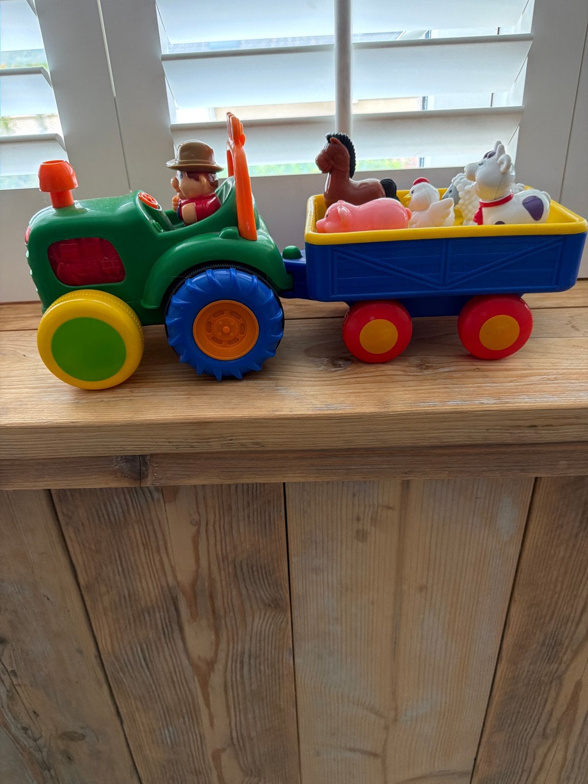 Boerderij Tractor met Dieren Speelgoed, Ophalen of Verzenden, Zo goed als nieuw, Overige typen, Met geluid