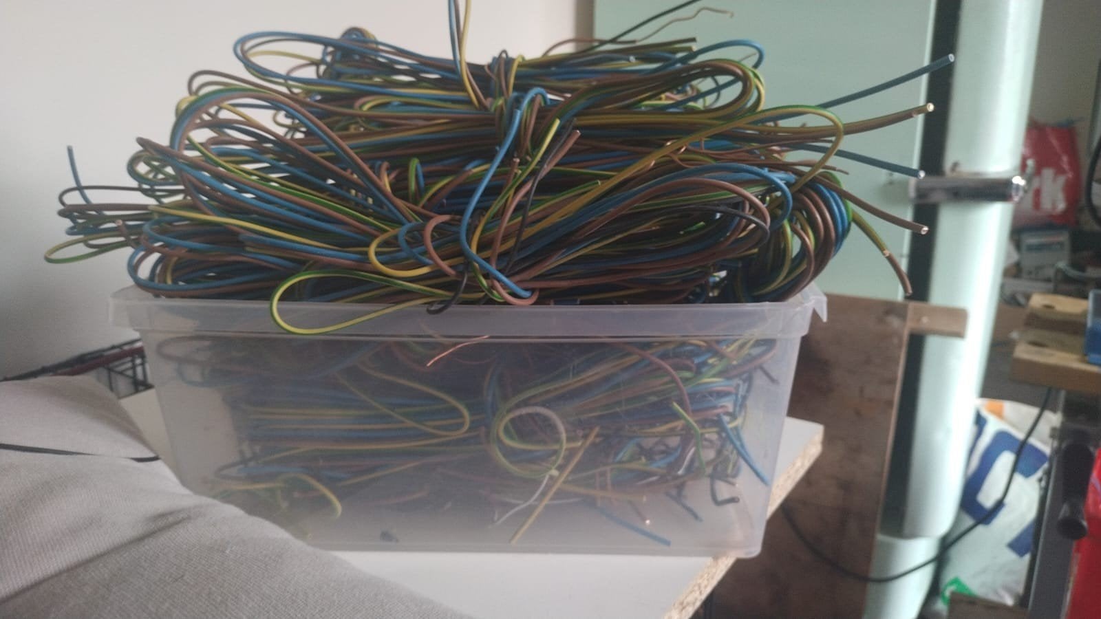 Opkoop van oude kabels: vd draad, installatiekabel, enz., Ophalen, Gebruikt, Kabel of Snoer