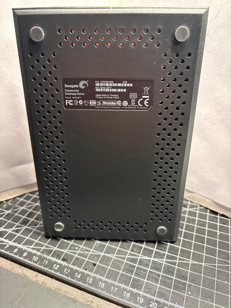 externe harde schijf, 2TB, Gebruikt, HDD, Ophalen of Verzenden