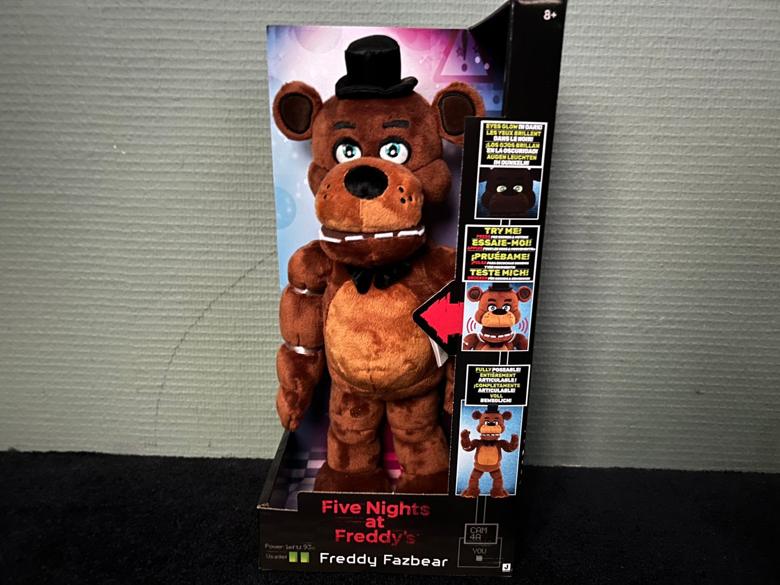 Jazwares FNaF poseable Freddy Fazbear (Met geluid), Ophalen of Verzenden, Zo goed als nieuw
