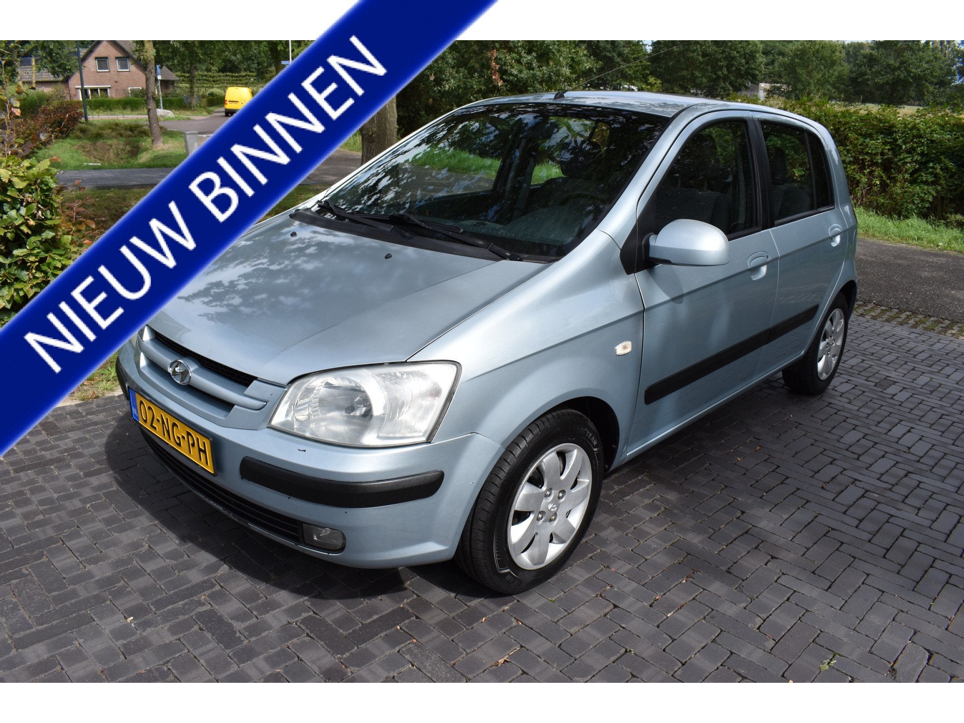 Hyundai Getz 1.3i GLS 5drs Airco Nette Auto (bj 2003), Auto's, Voorwielaandrijving, 4 cilinders, Origineel Nederlands, Bedrijf
