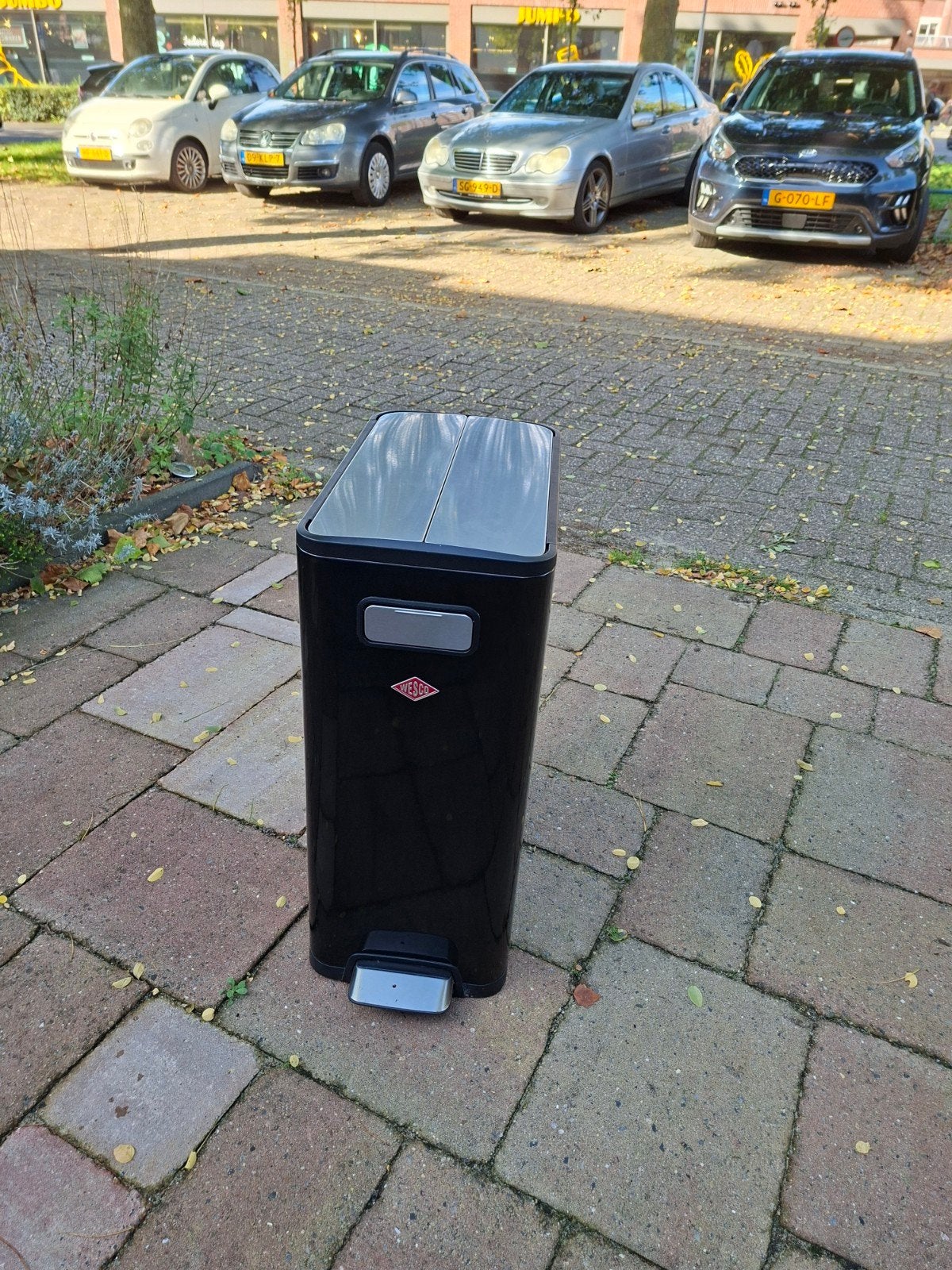 WESCO Big Double Master 2x30l zwart, Huis en Inrichting, Ophalen, 50 – 75, Met pedaal, 40 liter of meer