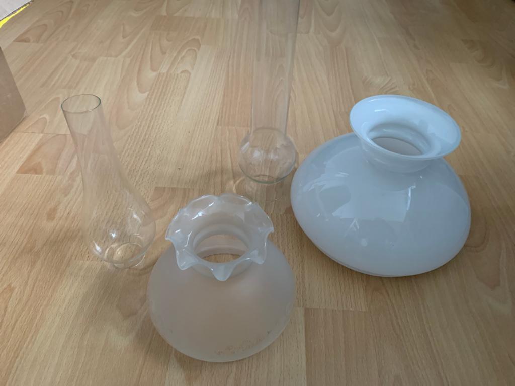 Glazen lampekappen, Ophalen of Verzenden, Zo goed als nieuw