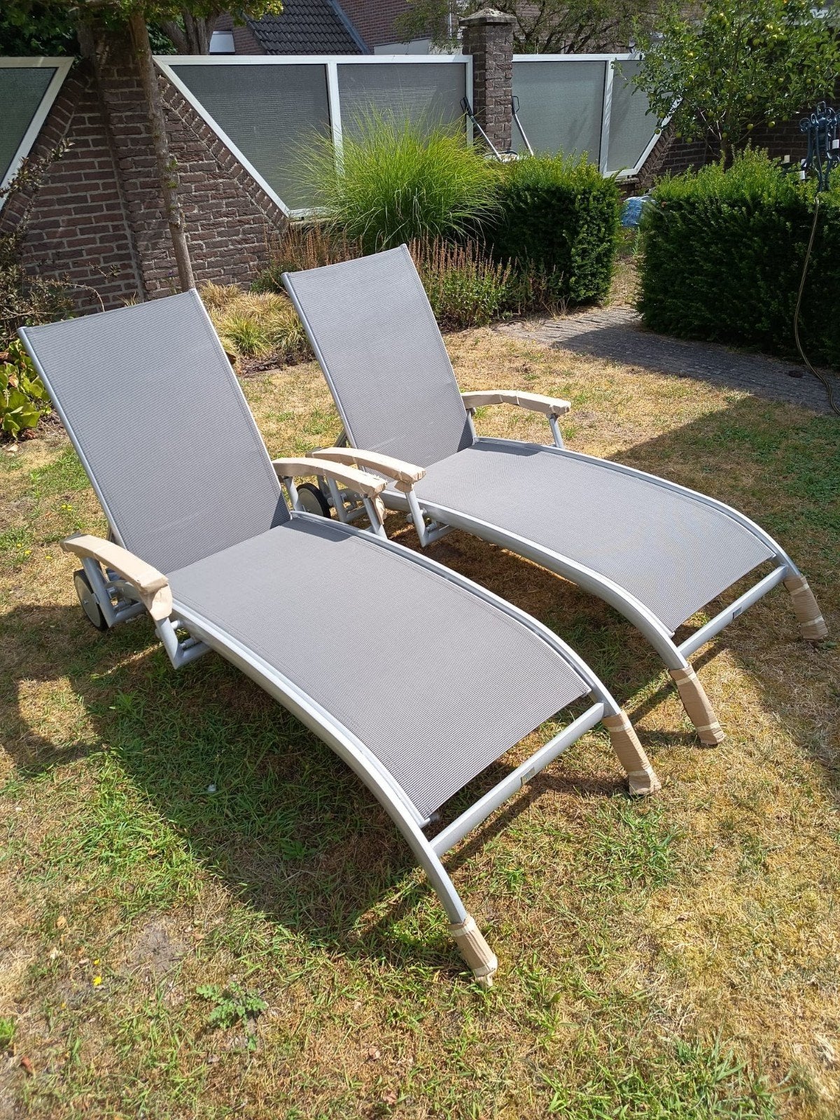 Ligbedden te koop - nieuw in de verpakking!, Tuin en Terras, Ophalen, Nieuw, Aluminium, Verstelbaar