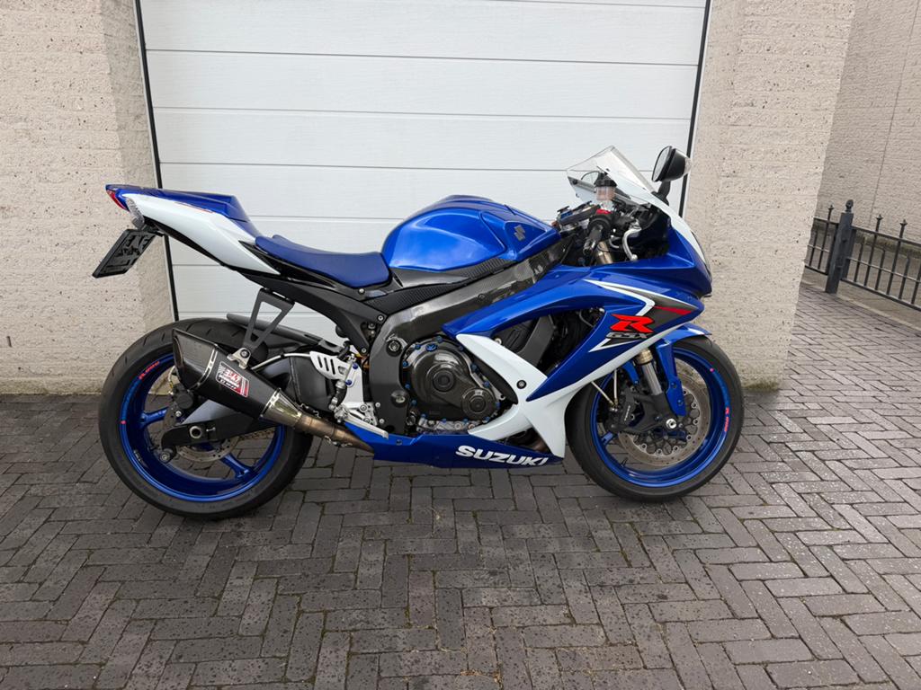 Suzuki GSX-R600 2009, Sportuitlaat, 4 cilinders, Motorrijbewijs A, Gebruikt