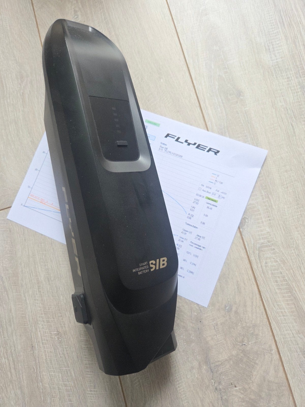 Flyer SIB 2 met testrapport en garantie, ., Zo goed als nieuw, ., .