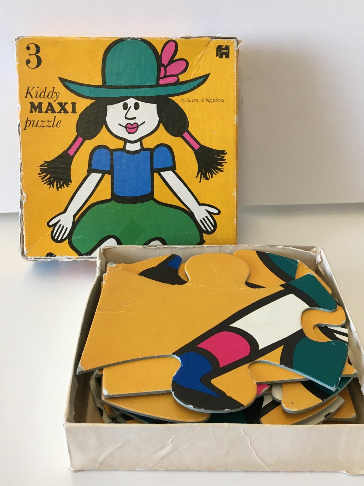 Maxi + Kiddy Puzzle meisje vloer puzzel, Ophalen of Verzenden, 10 tot 50 stukjes, Gebruikt, 2 tot 4 jaar