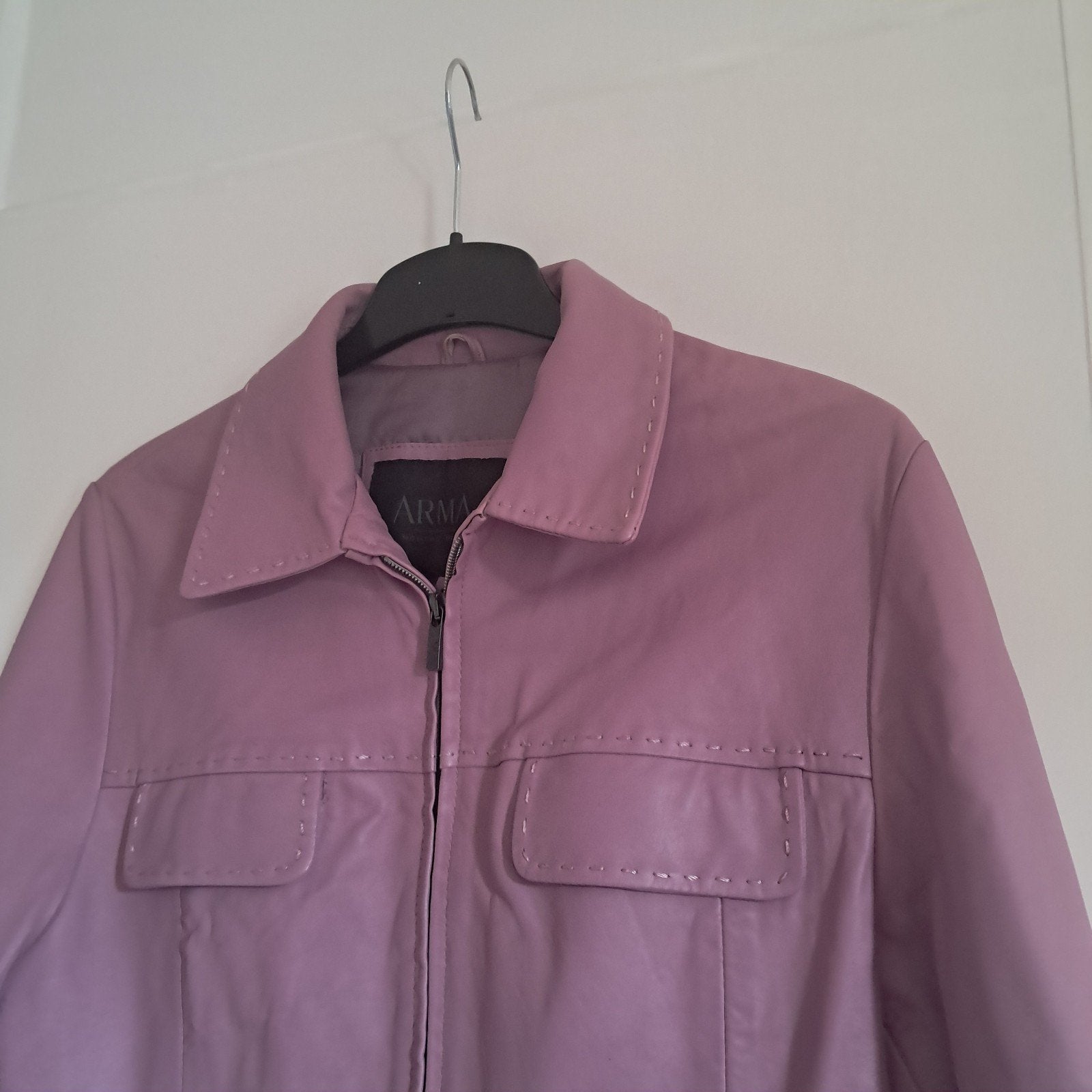 Mooie leren jas van Arma, XL, Maat 46/48 (XL) of groter, Ophalen of Verzenden, Zo goed als nieuw, Paars