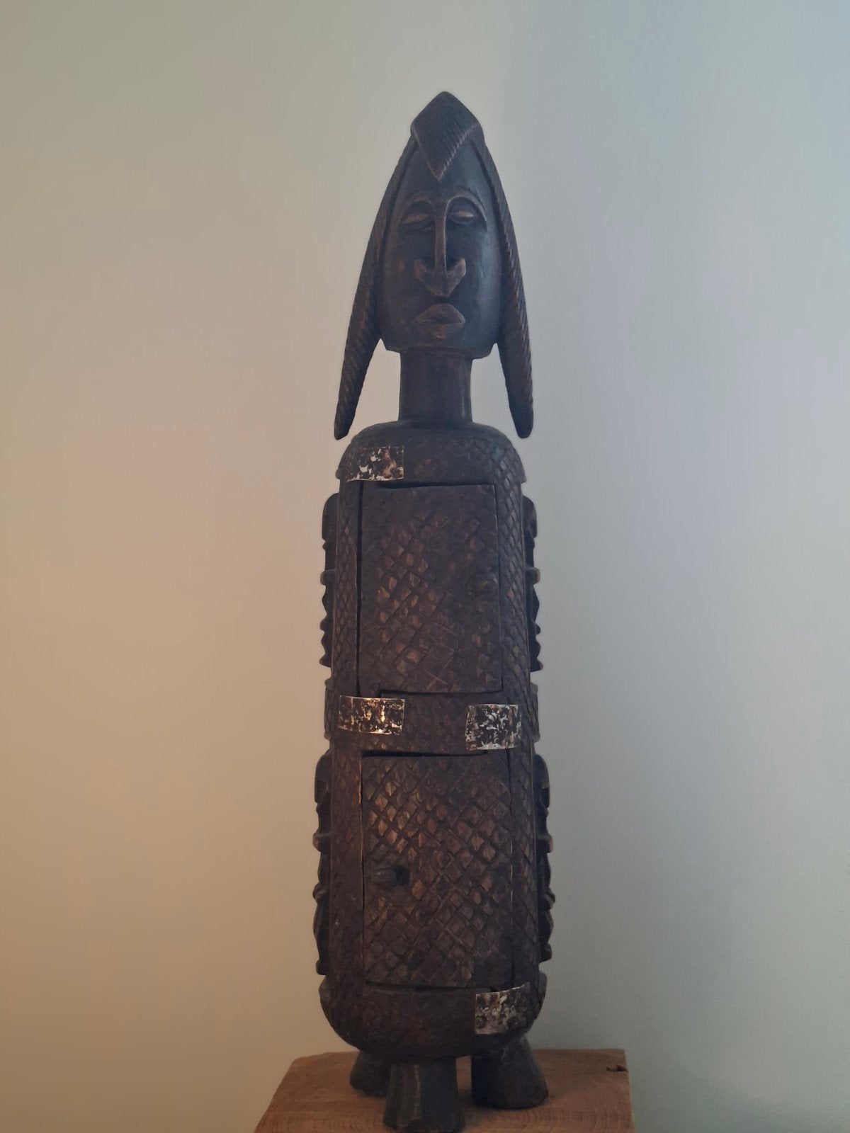 Large African medicine cabinet -DOGON- Mali, Ophalen