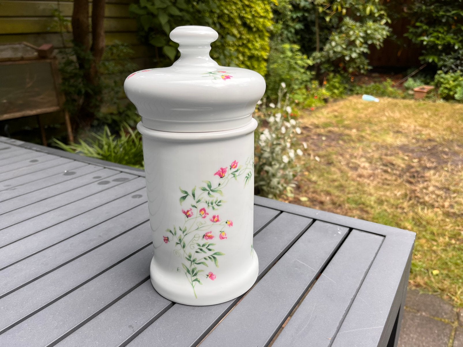 Limoges porseleinen pot "Pois de Senteur, Antiek en Kunst, Antiek | Porselein, Ophalen