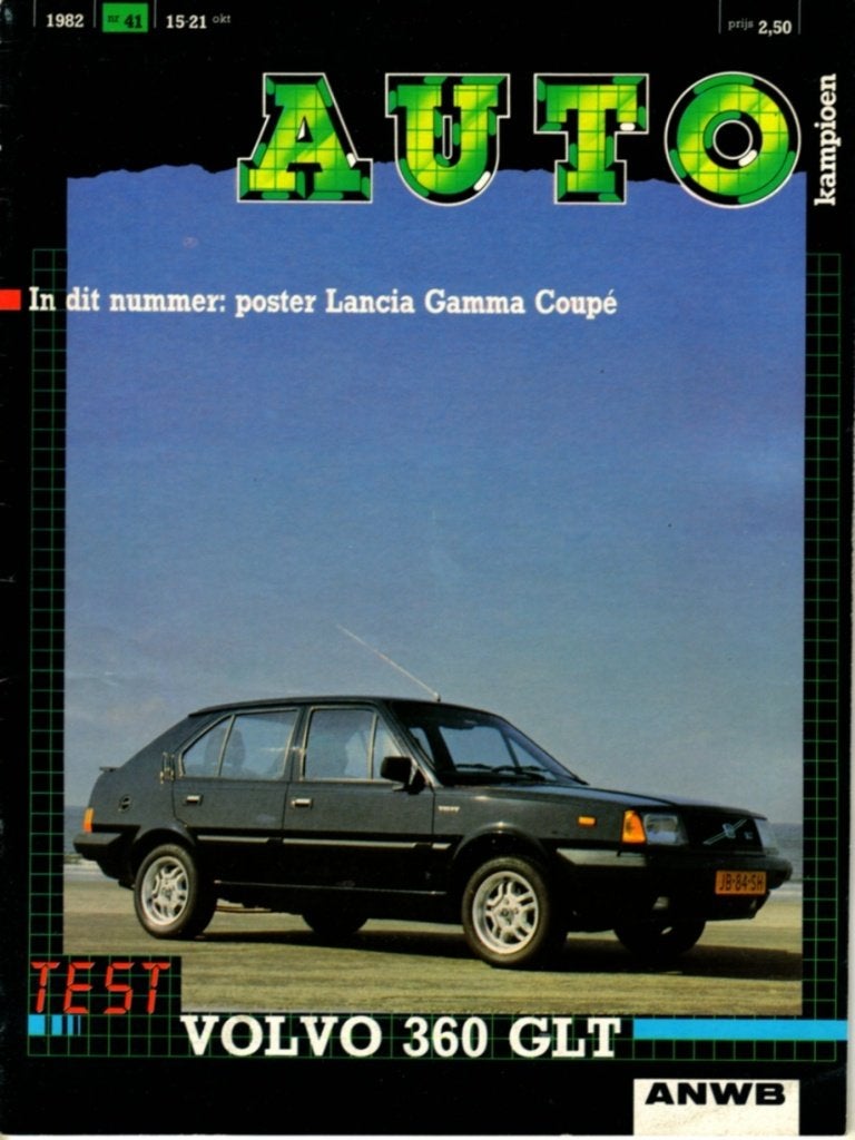 Autokampioen test Volvo 360 GLT Oktober 1982, Ophalen of Verzenden, Gelezen, Volvo