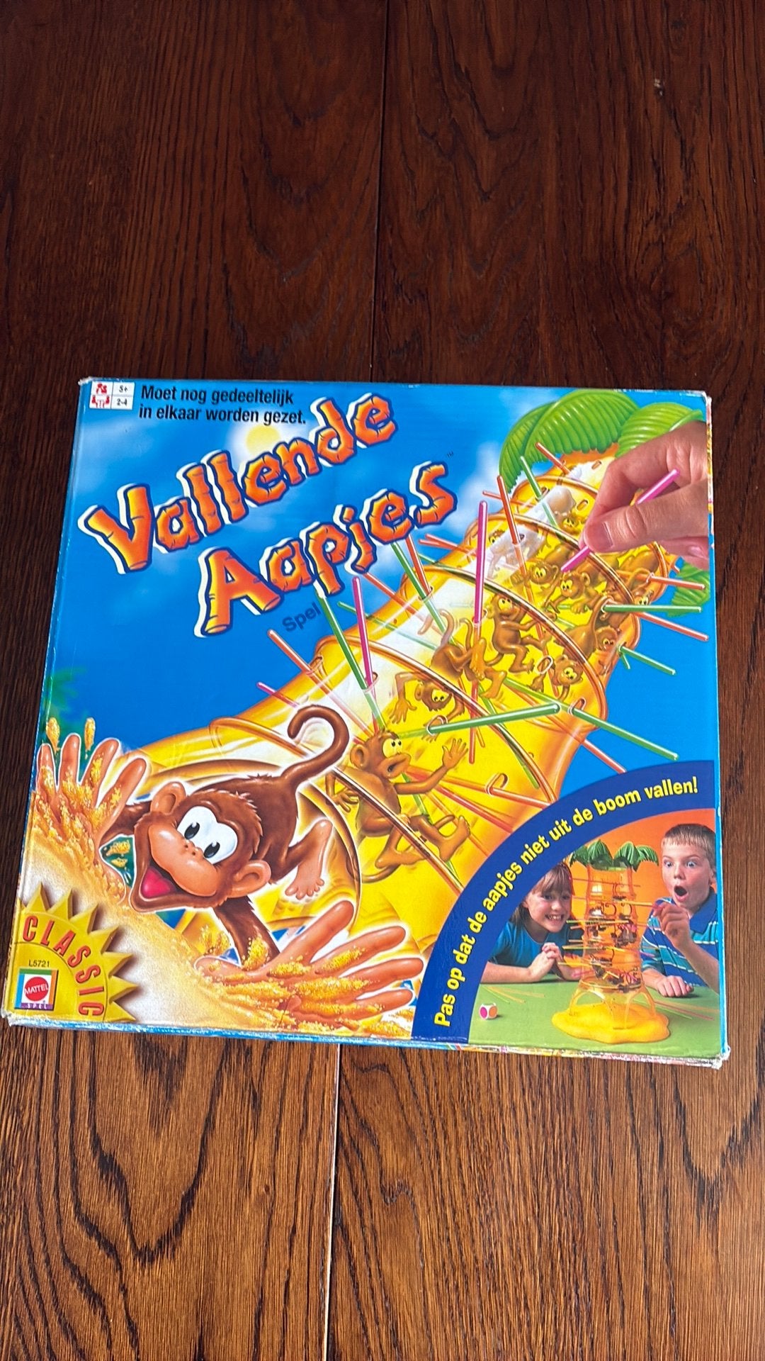 Spel Vallende Aapjes, Ophalen, Zo goed als nieuw