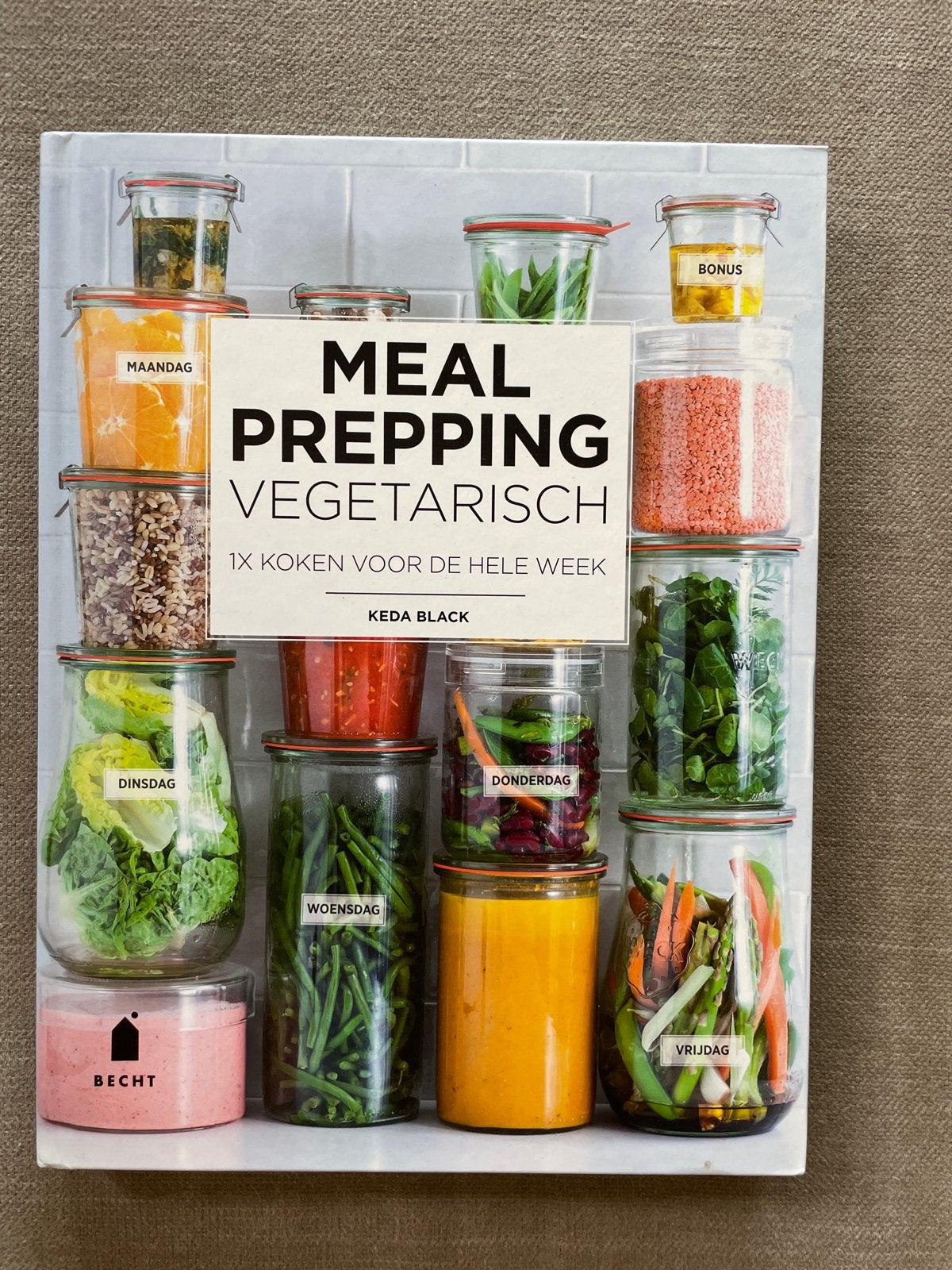 Meal Prepping Vegetarisch: 1x koken voor de hele week, Boeken, Voorgerechten en Soepen, Ophalen of Verzenden, Zo goed als nieuw