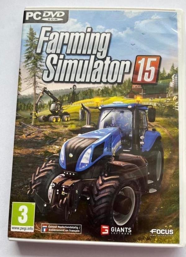 Farming Simulator 15 - PC - DVD - ROM - zo goed als nieuw, Spelcomputers en Games, Games | Pc, Zo goed als nieuw, Simulatie, 1 speler