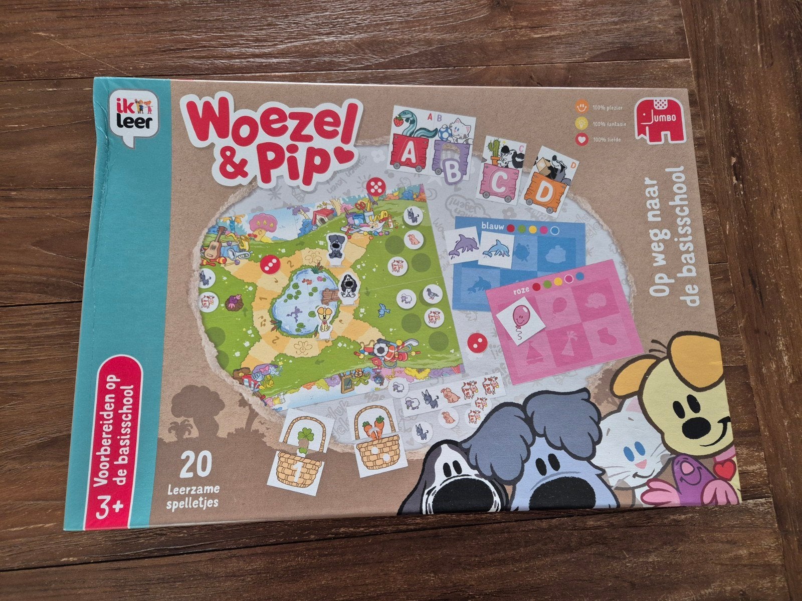 Jumbo - Op weg naar de basisschool (spellendoos), Ophalen of Verzenden, Zo goed als nieuw, Puzzelen