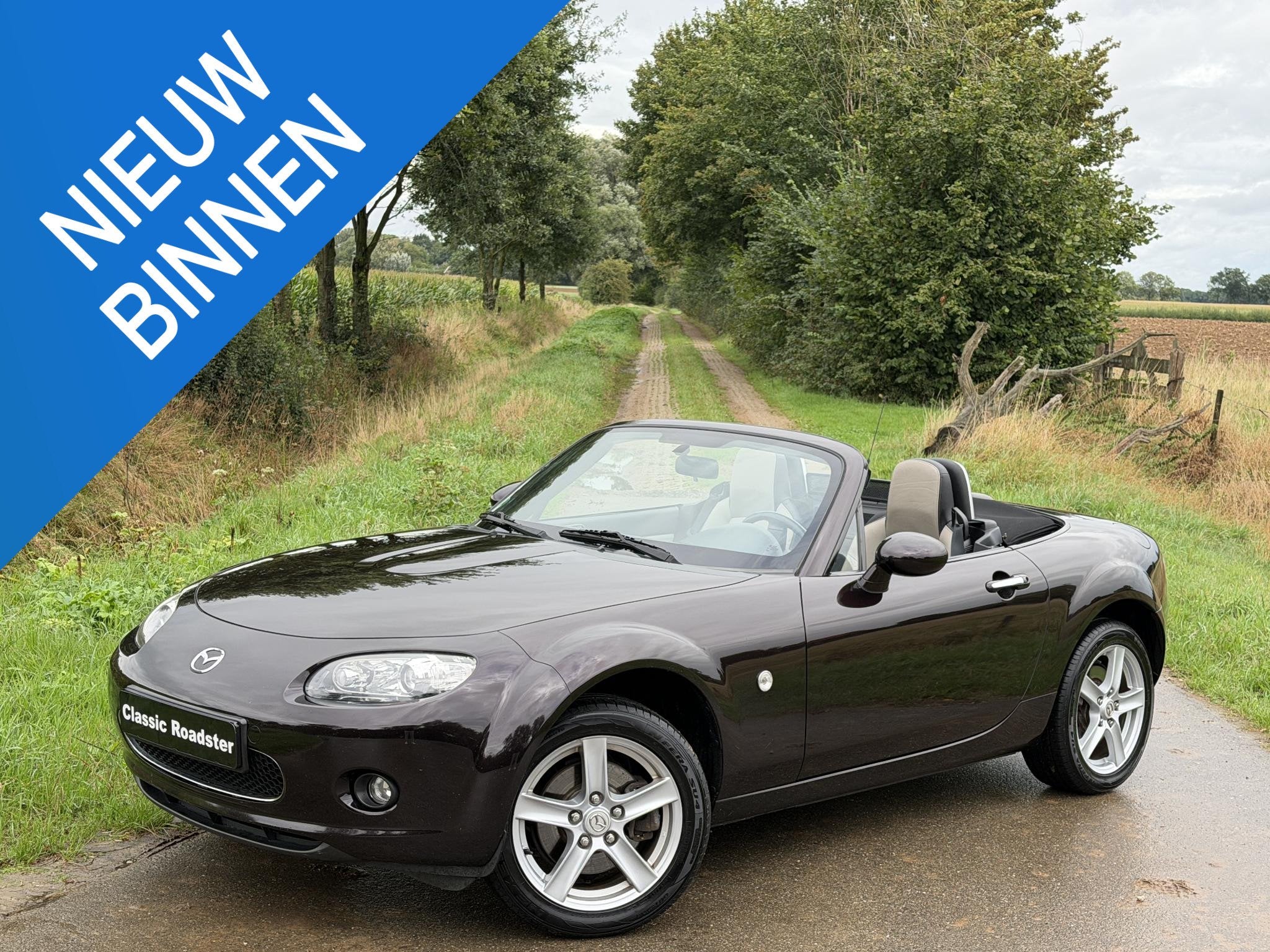 Mazda MX-5 NC 1.8 126PK MITHRA, LEDER, CLIMATE CONTROL, Dealer onderhouden, Achterwielaandrijving, Gebruikt, Cabriolet