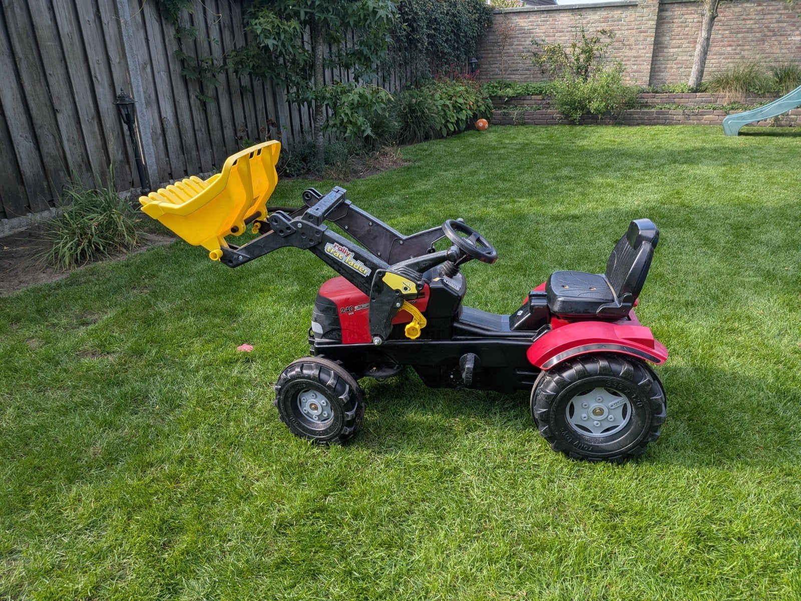 traptrekker traptractor case rood rolly trac lader