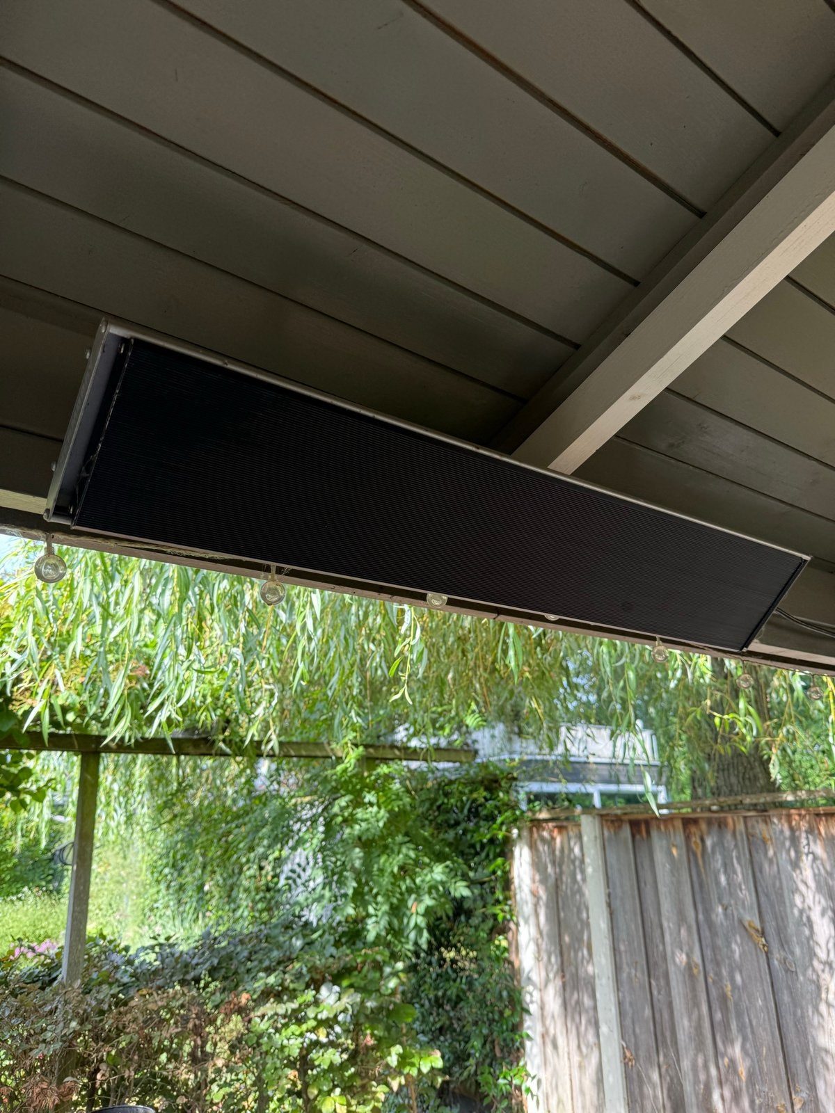 2 stuks THERMORAY Elektrische Terrasverwarmer 1500w, Ophalen of Verzenden, Zo goed als nieuw, Elektrisch, Plafond