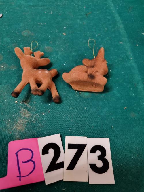 herten hangers vintage bruin [b273], Ophalen of Verzenden, 'T Olde Gre-j, Info@toldegrej.nl, Endepoelstraat 20f Didam