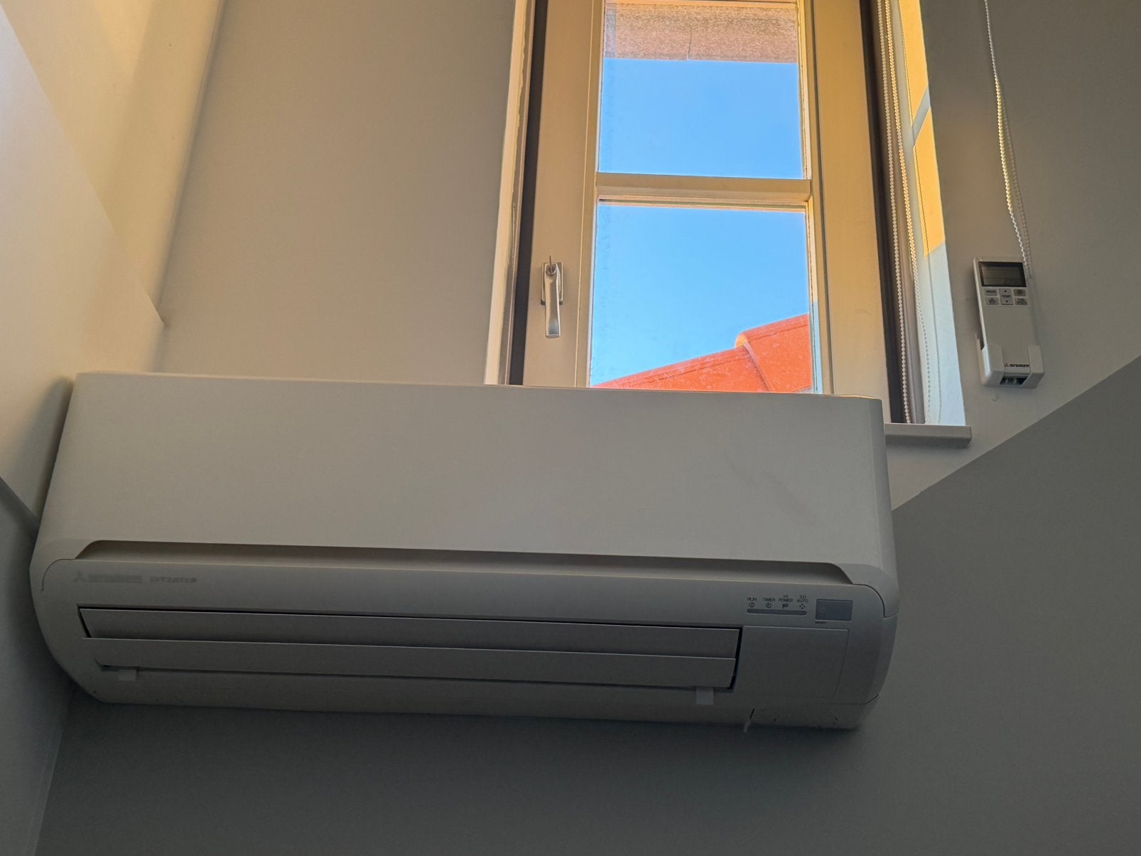 Airco inbouw Mitsubishi inventer werkt 100% incl 5m kabel, Ophalen, Gebruikt