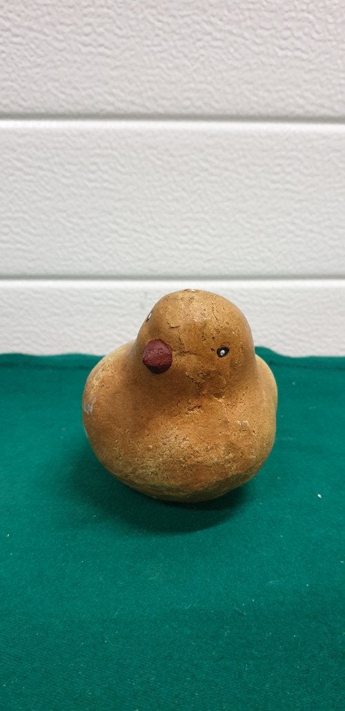 Vogelbeeld kunst van klei, Verzamelen, Beelden en Beeldjes, Ophalen of Verzenden