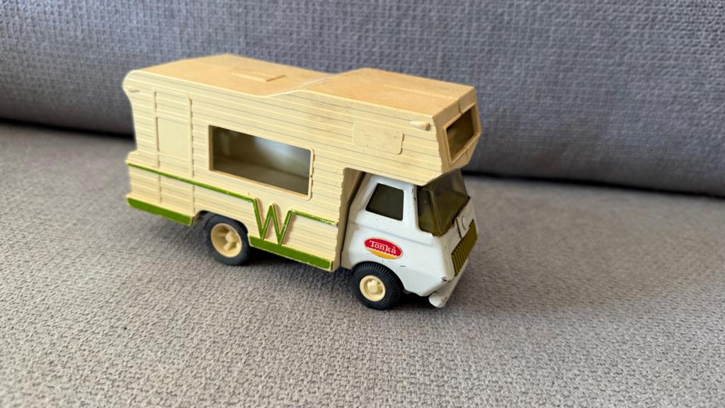 Vintage Tonka Camper Speelgoedauto, Ophalen of Verzenden, Gebruikt
