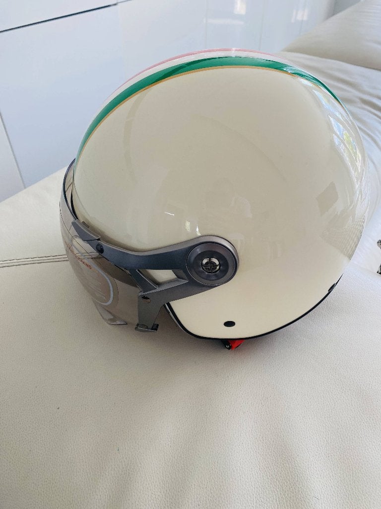 Nieuwe Retro Jethelm Vintage Italië maat L ECE 22.06 DOT, Fietsen en Brommers, Brommerhelmen, Ophalen of Verzenden, Nieuw, Large