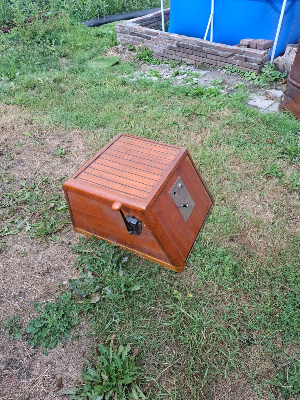 Houten motorkist voor boot - 36x66x58cm, 2.2cm dik hout, Ophalen, Gebruikt