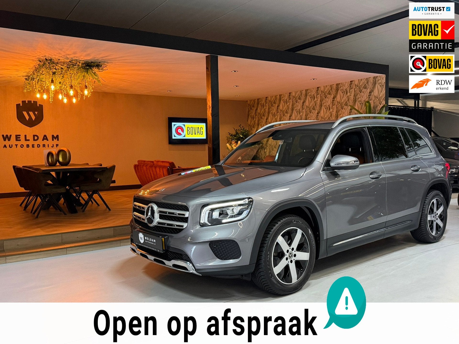 Mercedes-Benz GLB 200 Progressive Automaat 7-Persoons |Decem, Auto's, Gebruikt, 4 cilinders, Met garantie (alle), 7 stoelen