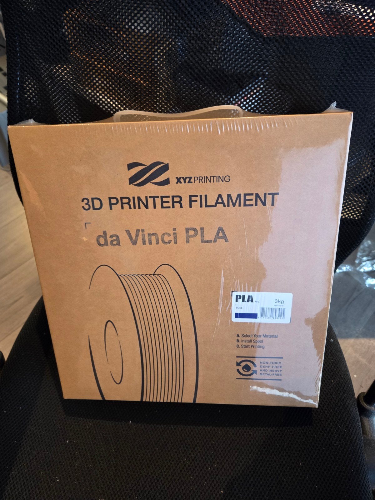 XYZprinting da Vinci PLA Filament 3kg Blauw, Ophalen of Verzenden, Nieuw, Filament, XYZprinting