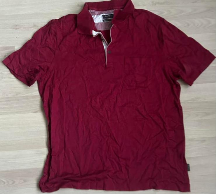 MAERZ MUENCHEN Polo Shirt Rood - Mercerised Katoen Maat 52 (, Ophalen of Verzenden, Zo goed als nieuw, Maat 52/54 (L), Rood