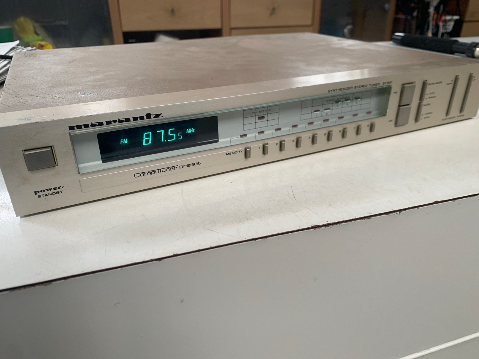 Marantz ST521 Synthesizer Stereo Tuner - Vintage Audio, 1947KT, Gebruikt, Kringloopafrika@gmail.com, Analoog