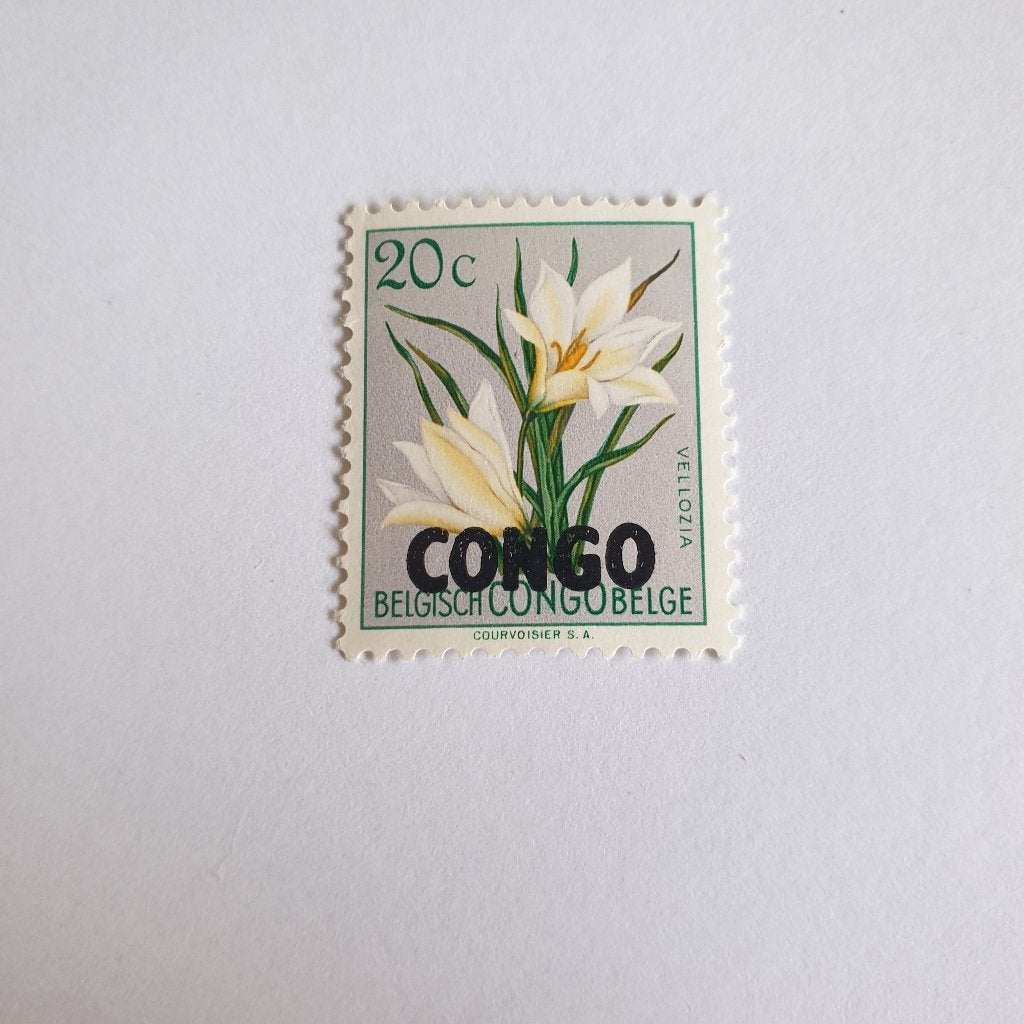 2524 belgisch congo 1960 overdruk congo, Verzenden, Overige landen