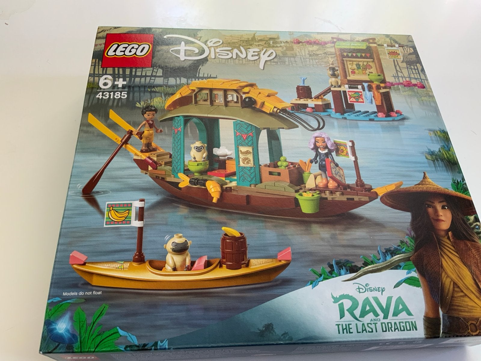 LEGO Disney Raya en de Laatste Draak - Boun's Boot (43185), Kinderen en Baby's, Speelgoed | Duplo en Lego, Lego, Nieuw, Ophalen of Verzenden