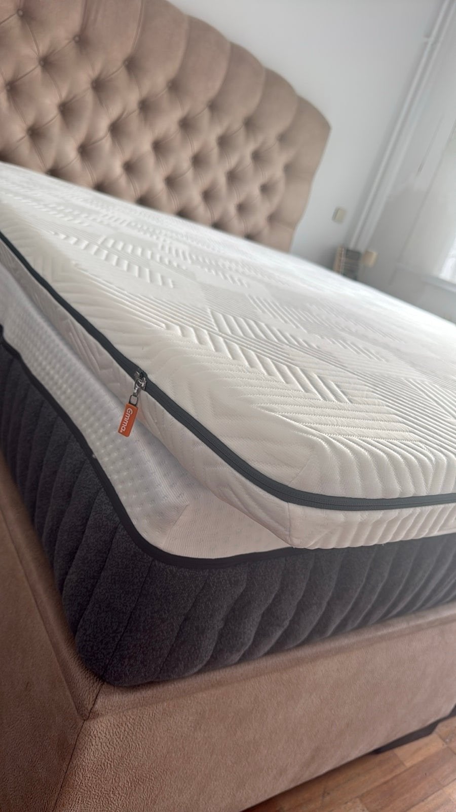 Emma Sleep Airgrid topper 180x210 cm topmatras 9cm, Ophalen, 210 cm, Tweepersoons, Zo goed als nieuw
