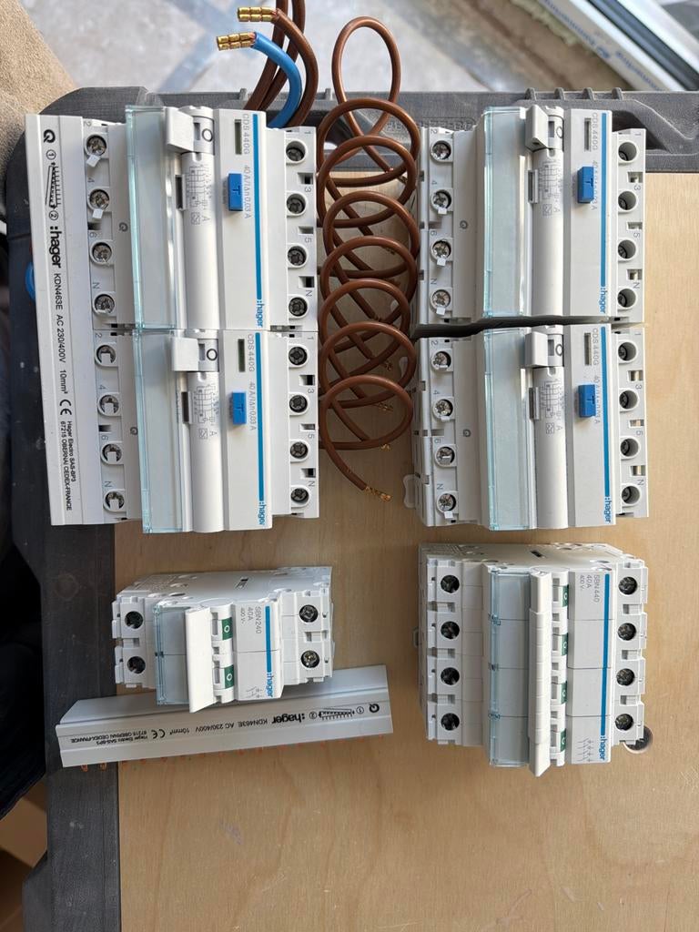Hager Aardlekschakelaars en Hoofdschakelaars - Nieuw, Ophalen of Verzenden, Nieuw, Schakelaar