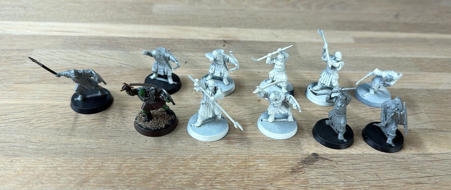 MESBG 11x Mordor Orcs, Hobby en Vrije tijd, Ophalen of Verzenden, Zo goed als nieuw, Overige soorten