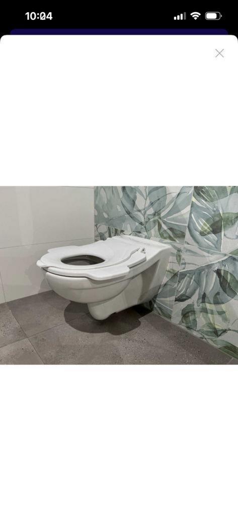 Hangtoilet / Wandtoilet – modern wit kindere, Ophalen, Zo goed als nieuw