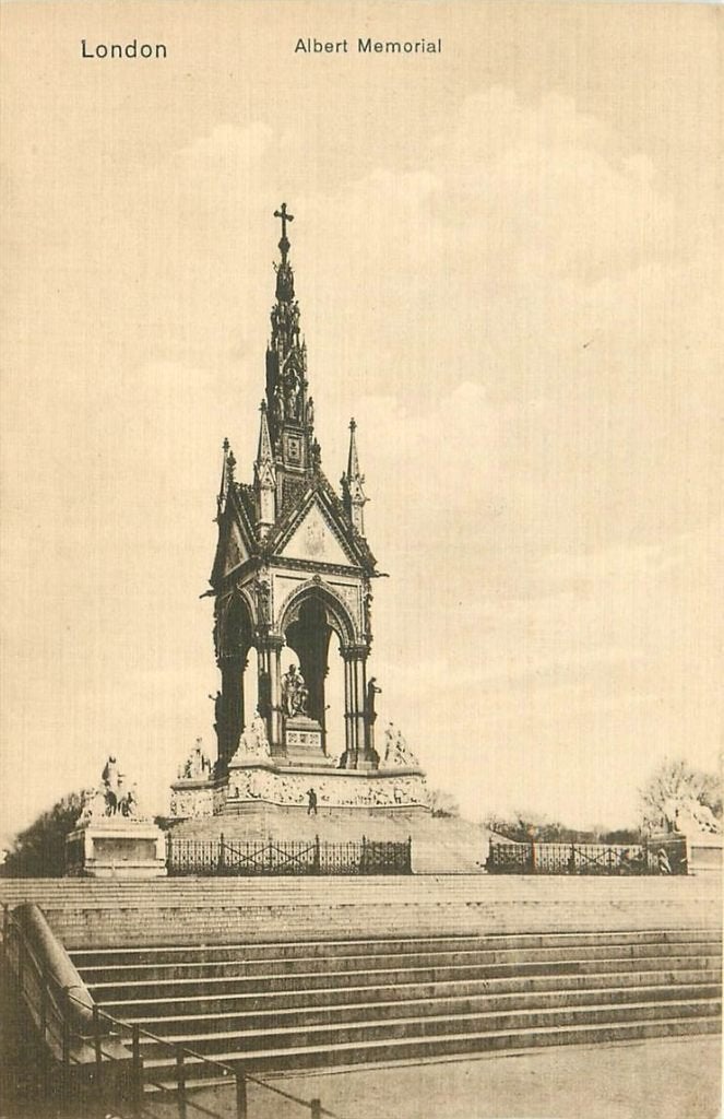 702-059-029 London Albert Memorial, Verzenden, Voor 1920, Engeland