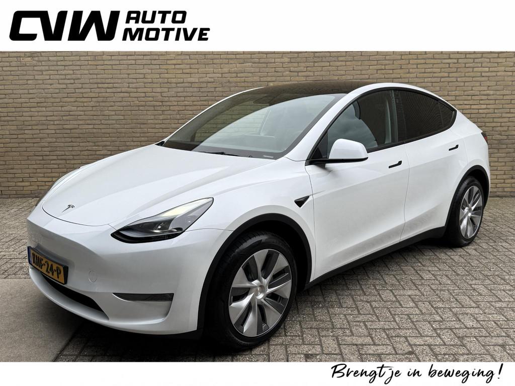 Tesla Model Y Long Range AWD 75kWh | 92% SOH | Panorama | Le, Automaat, Gebruikt, Zwart, Wit