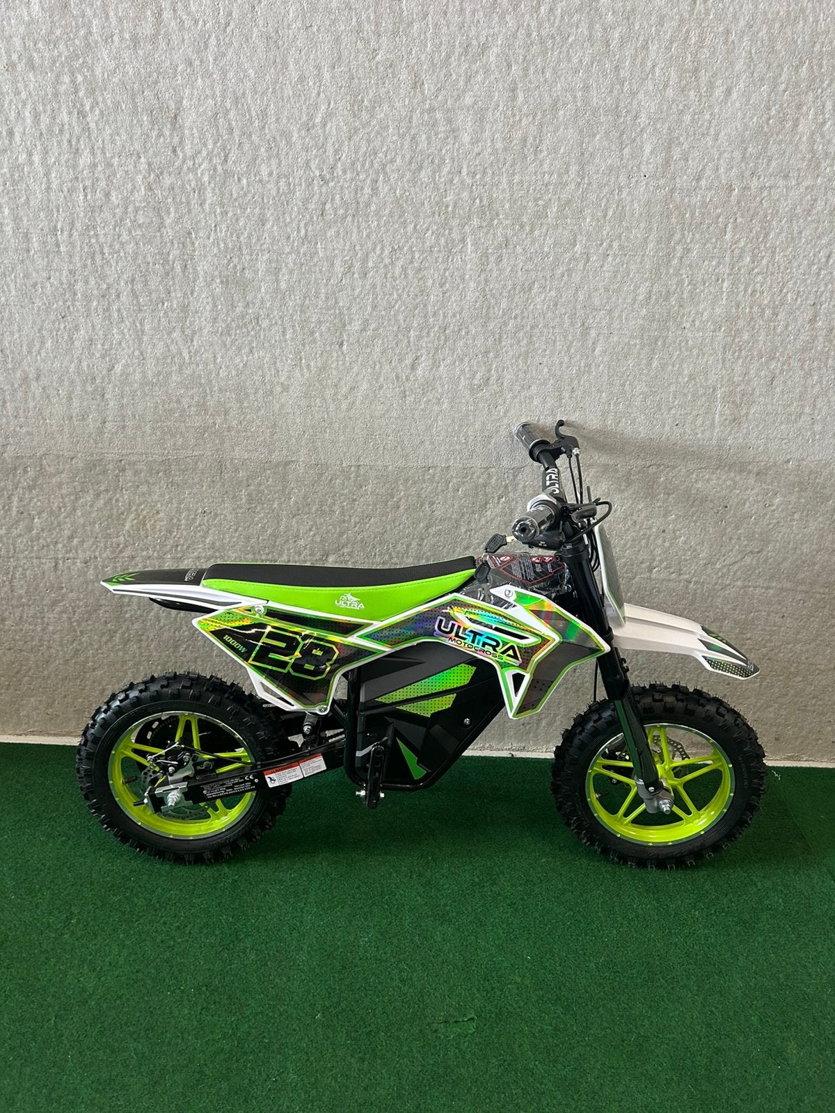 Nieuwe Ultra 1000 watt elektrische groene kinder crossmotor, Ophalen, Nieuw, Ultra, Afspraakpunt.nl