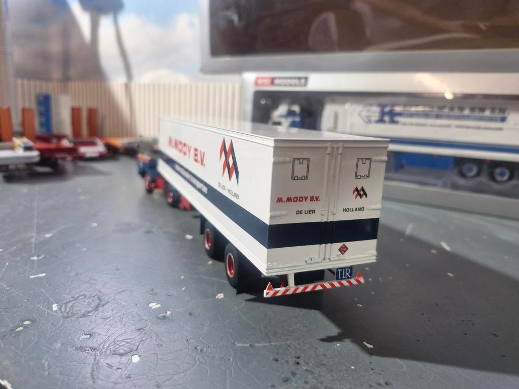 Daf 2600 4x2 met koeltrailer wsi van mooi transport, Hobby en Vrije tijd, Modelauto's | 1:50, Ophalen of Verzenden, Nieuw, Bus of Vrachtwagen