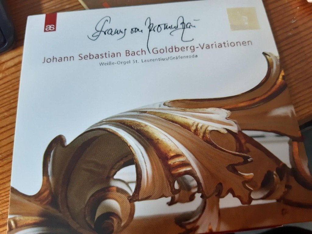 CD JS Bach : Goldberg Variationen Weisse Orgel Franns von Pr, Ophalen of Verzenden, Barok, Zo goed als nieuw, Overige typen