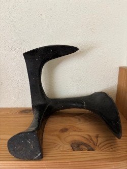 Ouderwetse gietijzeren schoenen leest, Antiek en Kunst, Ophalen