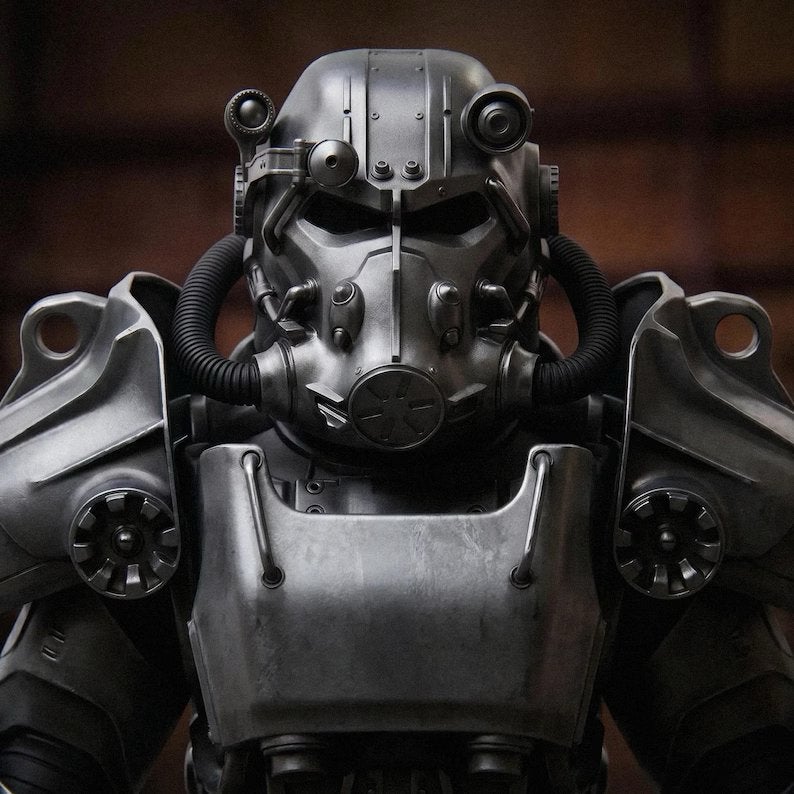 Fallout helm met standaard - Cosplay/Display, Ophalen of Verzenden, Gebruikt
