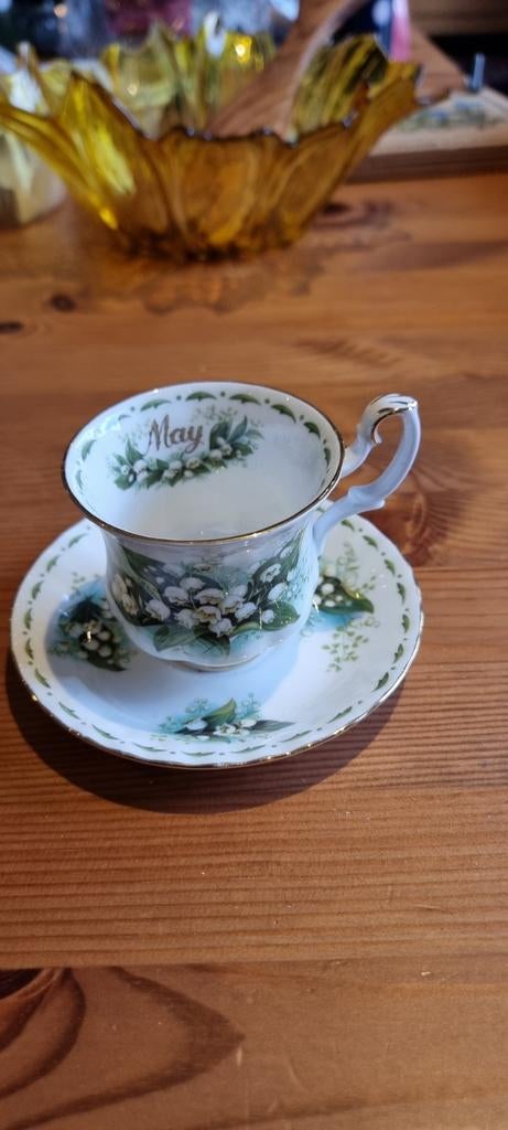 Royal Albert kop en schotel May, Ophalen of Verzenden