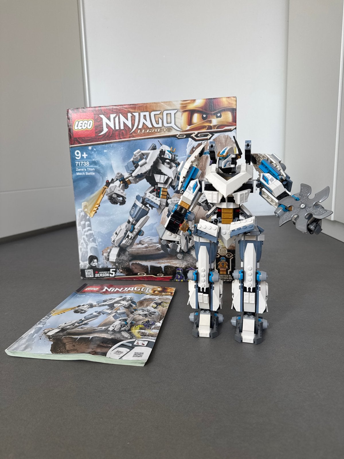 Lego 71738 - Ninjago Legacy Zane's Titanium Mech, Ophalen, Lego, Zo goed als nieuw, Compleet